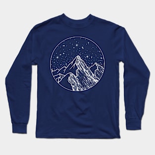 Mountains and stars Long Sleeve T-Shirt